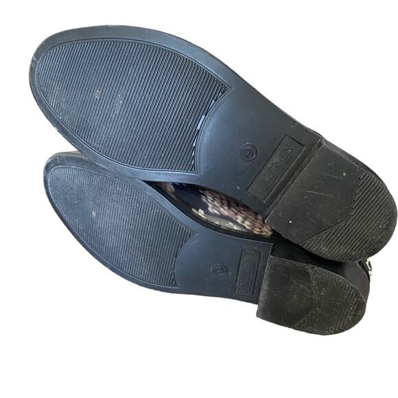 Lauren Ralph Lauren Tally Bo Rai Snakeskin Print Rubber Ankle Pull On Booties 9 - Picture 6 of 7